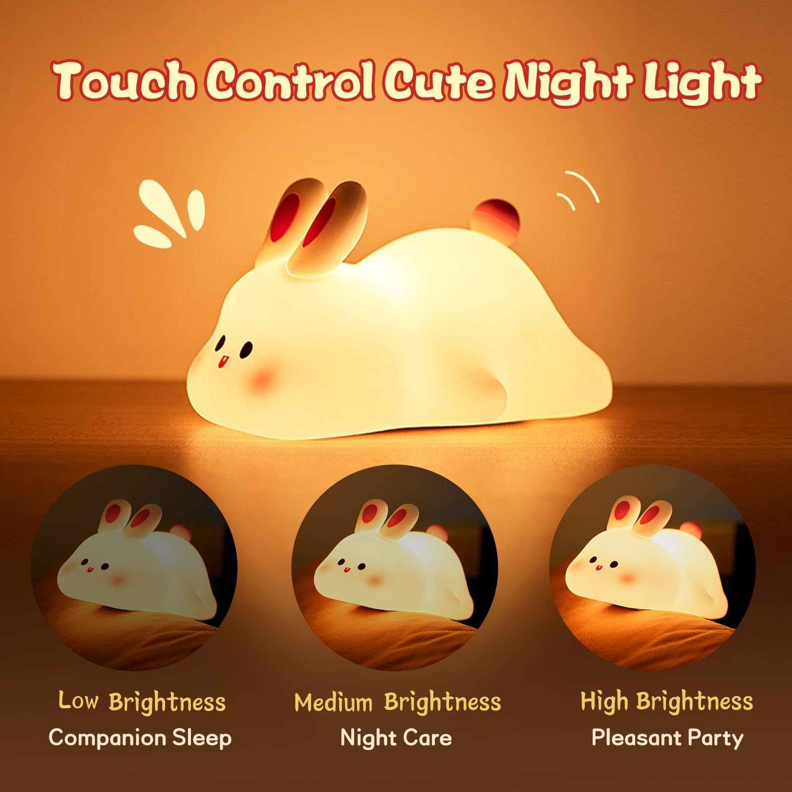 BunnyGlow: Soft light, sweet dreams for your little one.