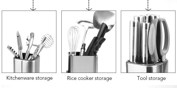 Multi-Use Kitchen Holder- Organize Utensils & Save Counter Space