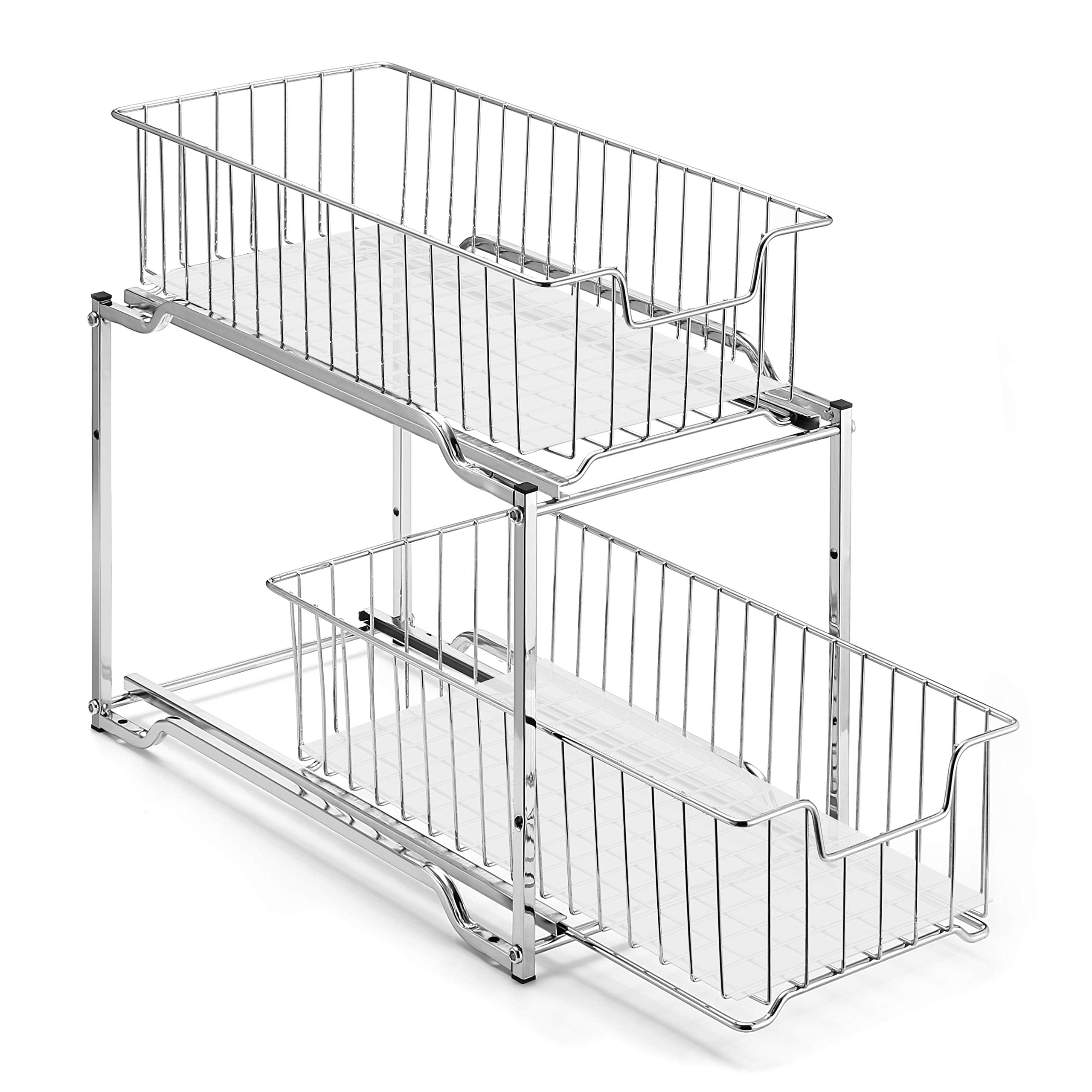 Stackable 2-Tier Cabinet Organizer