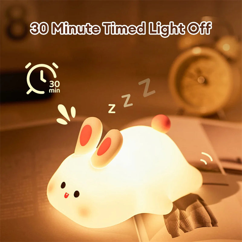 BunnyGlow: Soft light, sweet dreams for your little one.