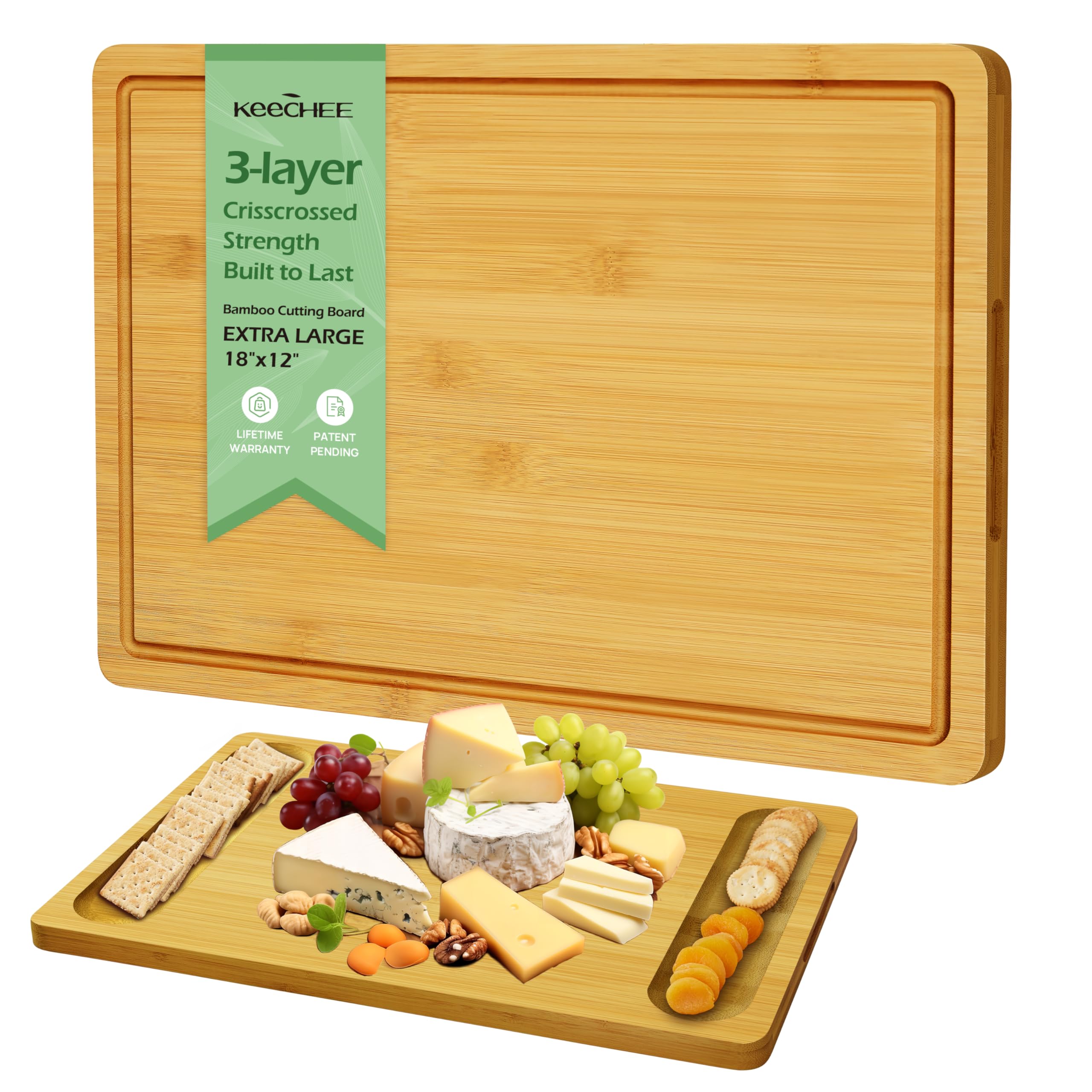 Extra Large Bamboo Cutting Board