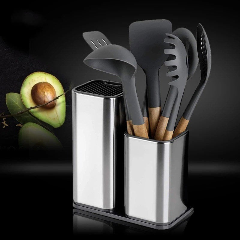 Multi-Use Kitchen Holder- Organize Utensils & Save Counter Space