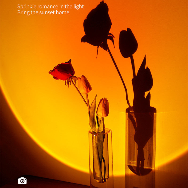 AuraGlow 2-in-1: Sunset Ambiance & Soothing Mist