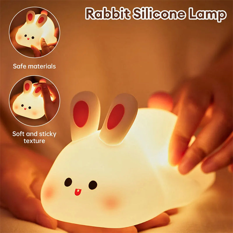 BunnyGlow: Soft light, sweet dreams for your little one.