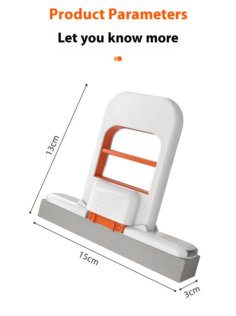 Portable Handheld Mop- Easy Cleaning For Kitchen, Bathroom & Car
